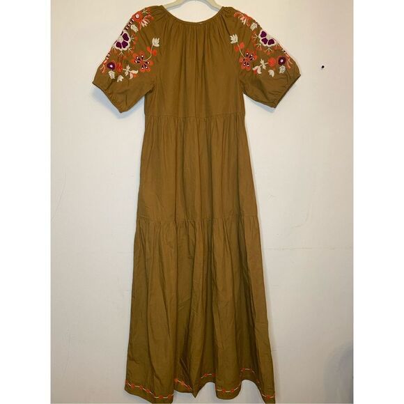 Anthropologie-  Let Me Be Embroidered Maxi Dress - Picture 4 of 6